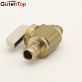 GutenTop Haute Qualité 1 / 2inch Expansion PEX Full-Port Angle Valve D&#39;arrêt Sans Plomb Laiton Brut